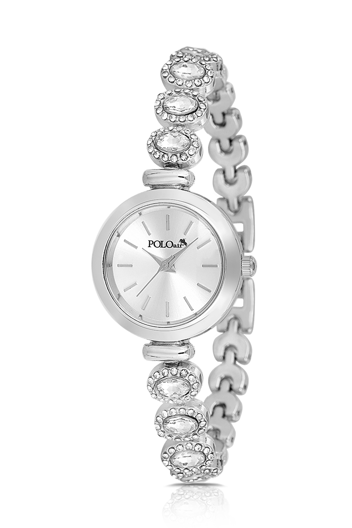 Lüx Taşlı Kordon Kadın Kol Saati Gümüş Renk Pl-1574B2X Gümüş Pl-1574B2X