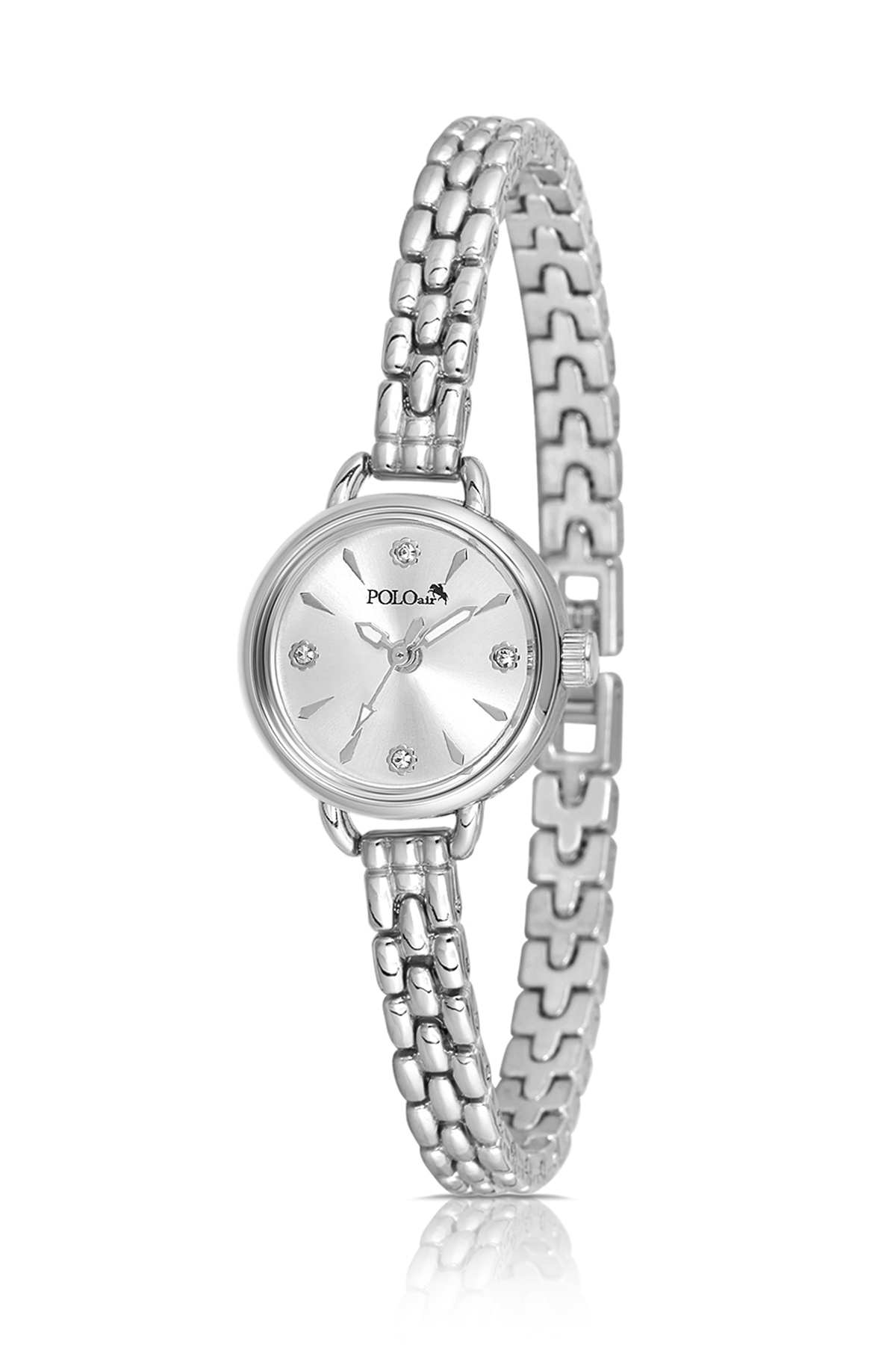 Minimal Kadın Kol Saati Xoxo Bileklik Kombin Gümüş Renk Pl-1581B2 Gümüş Pl-1581B2