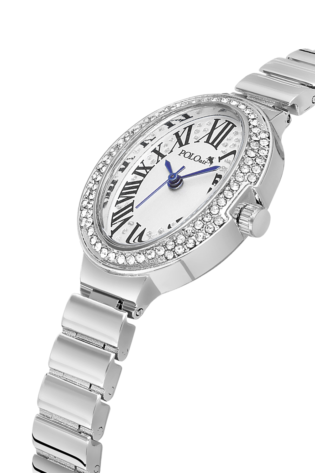 Oval Kasa Romen Rakamlı Kadın Kol Saati Gümüş Renk Pl-1568B2X Gümüş Pl-1568B2X