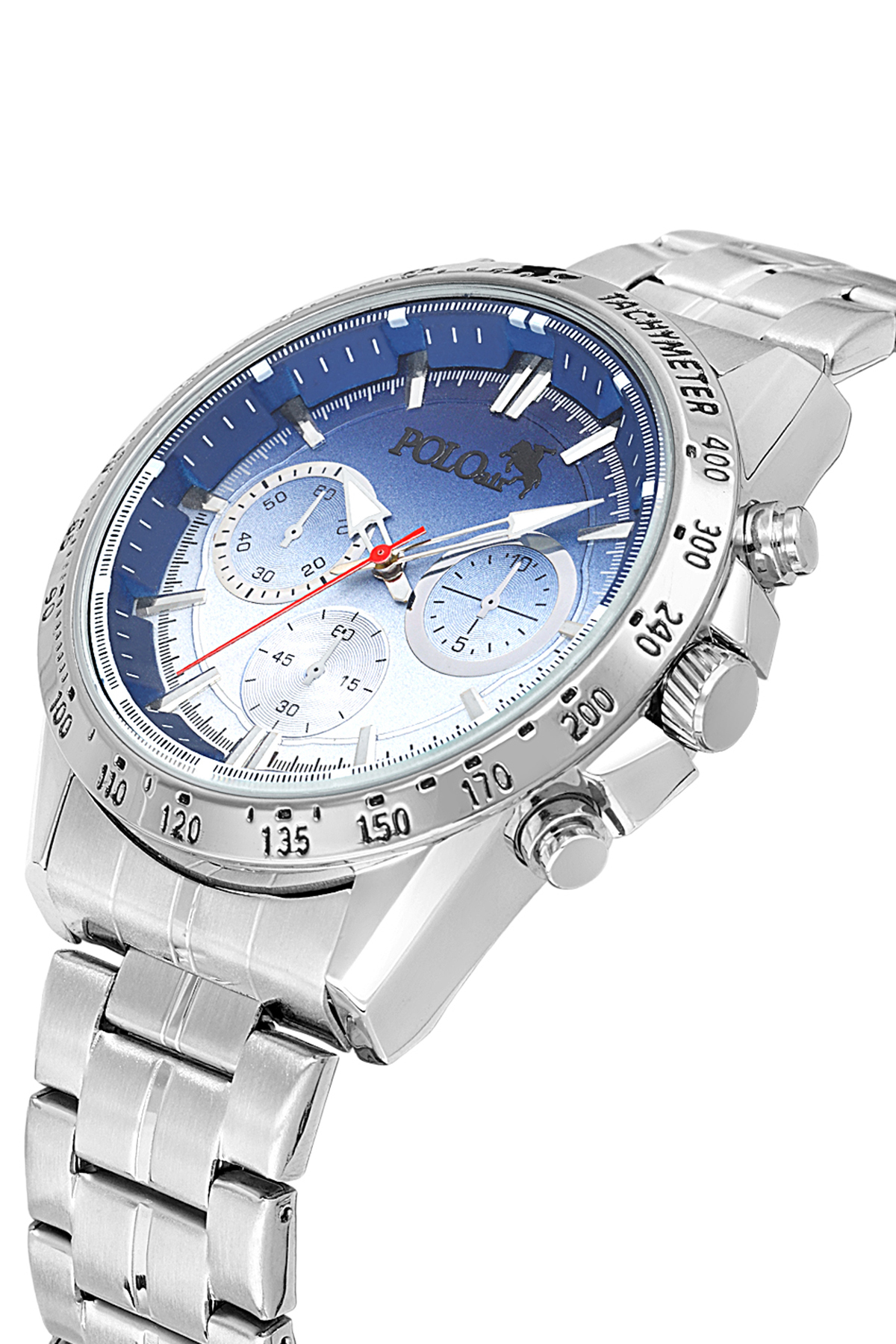 Spor Erkek Kol Saati Gümüş Lacivert Renk Pl-7043E2X Mavi Pl-7043E2X