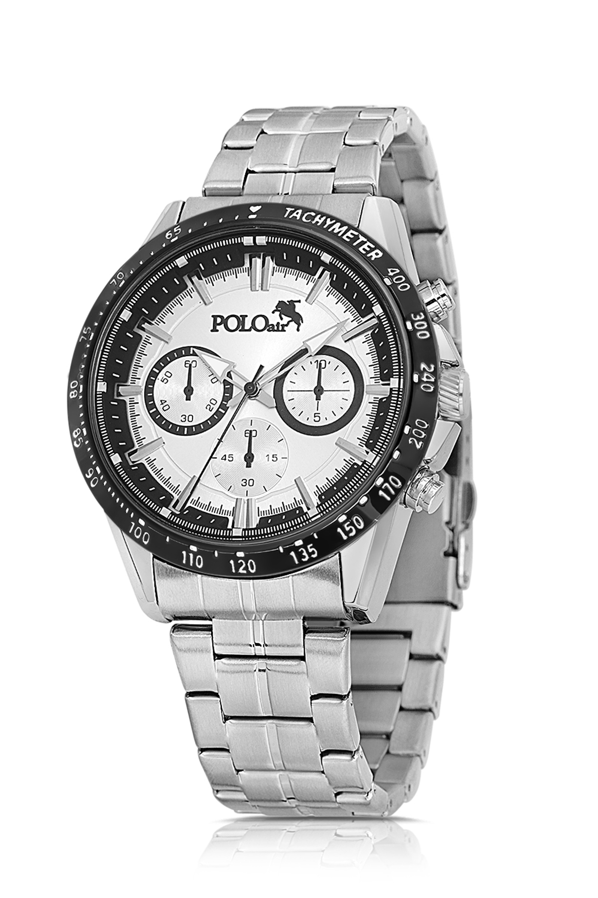 Spor Erkek Kol Saati Gümüş Renk Pl-7043E4X Gümüş - Siyah Pl-7043E4X