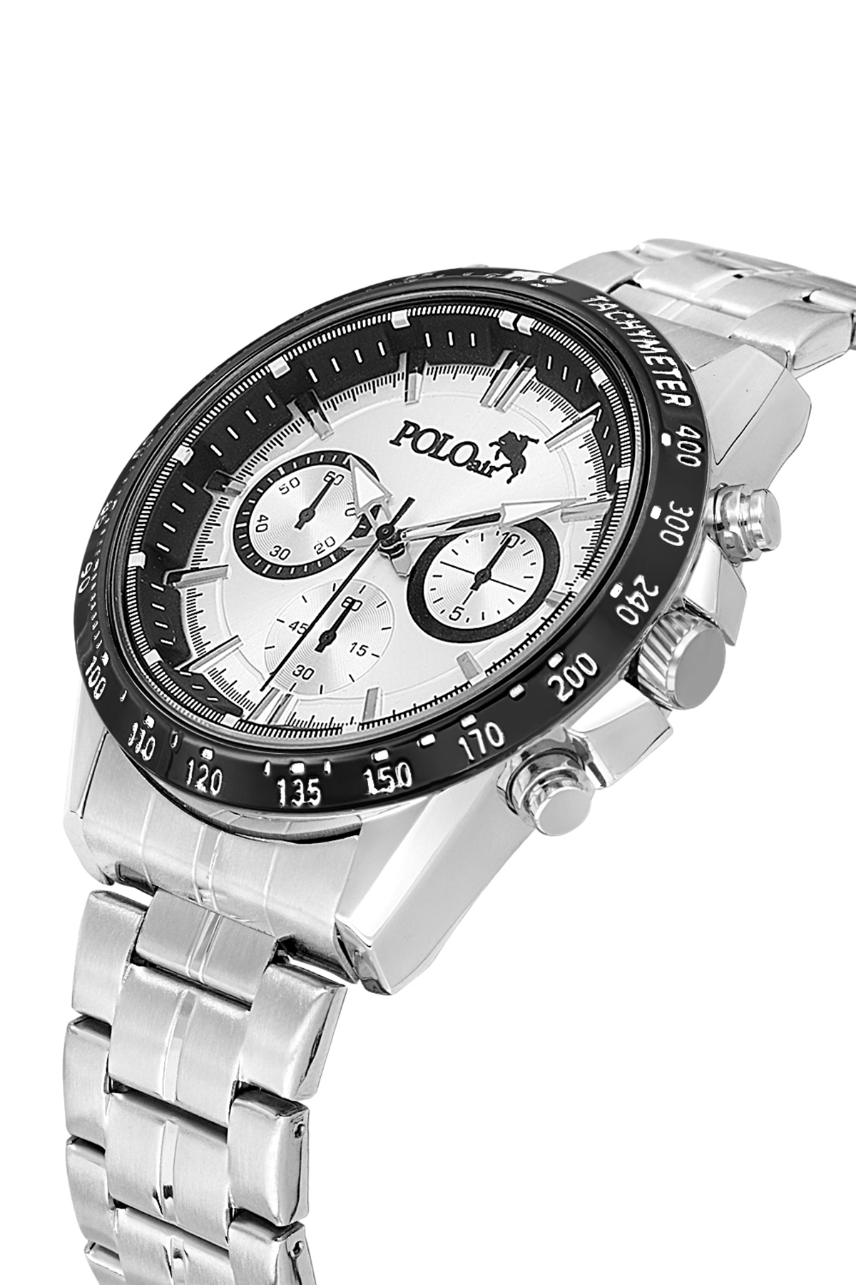 Spor Erkek Kol Saati Gümüş Renk Pl-7043E4X Gümüş - Siyah Pl-7043E4X