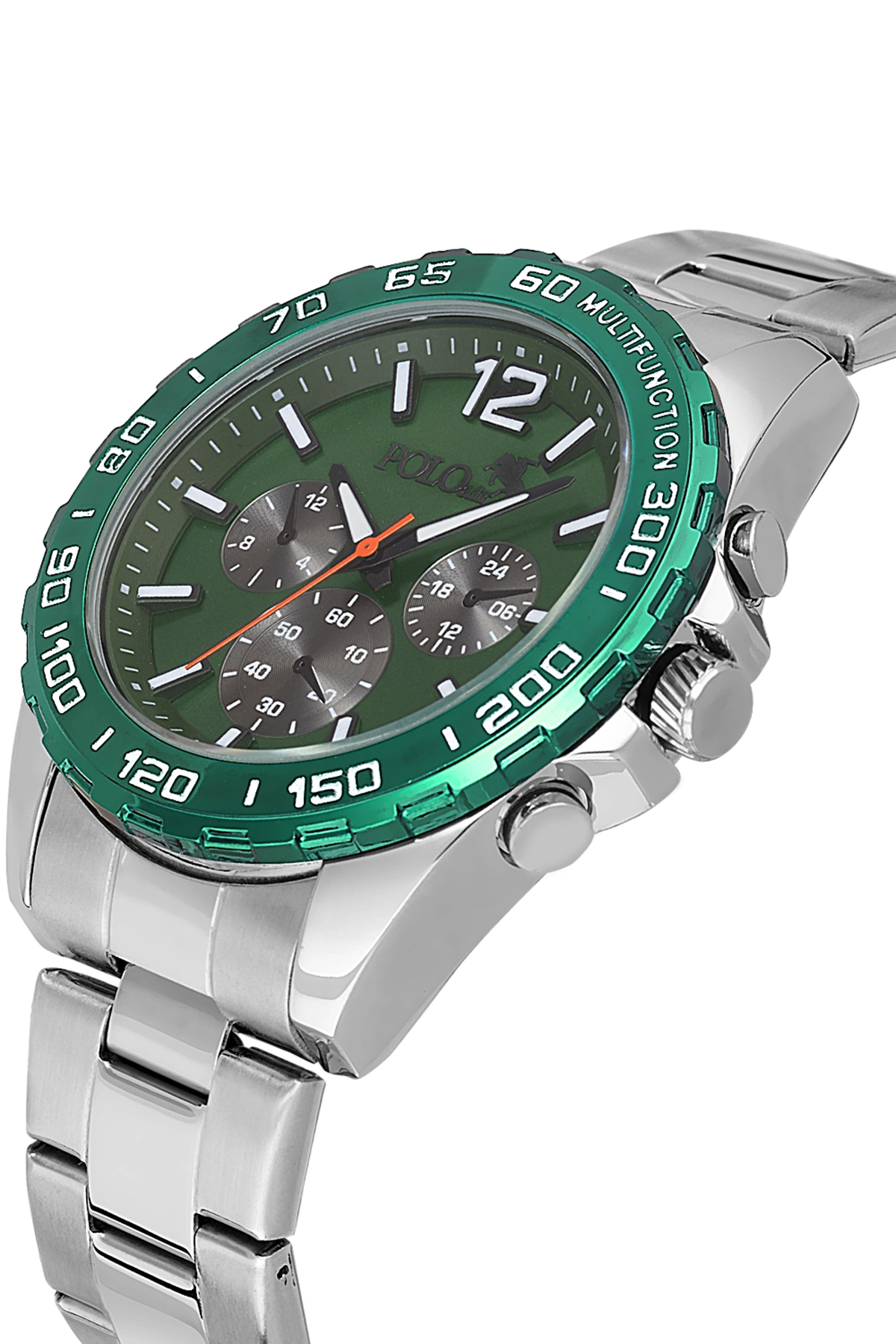 Spor Erkek Kol Saati Gümüş Yeşil Renk Pl-7046E3X Yeşil Pl-7046E3X