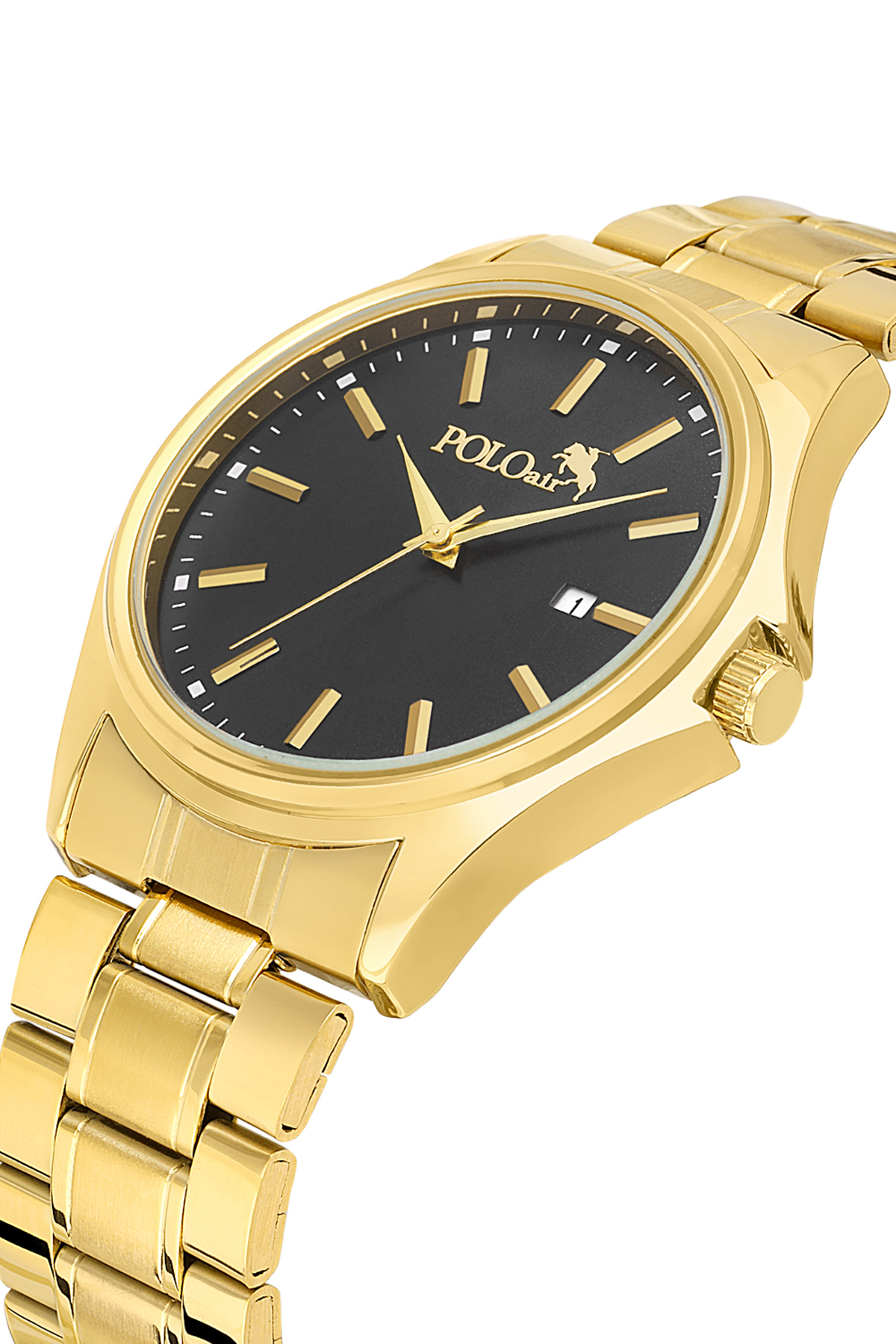 Takvimli Erkek Kol Saati Gold Siyah Renk Pl-7040E4X Altın Pl-7040E4X
