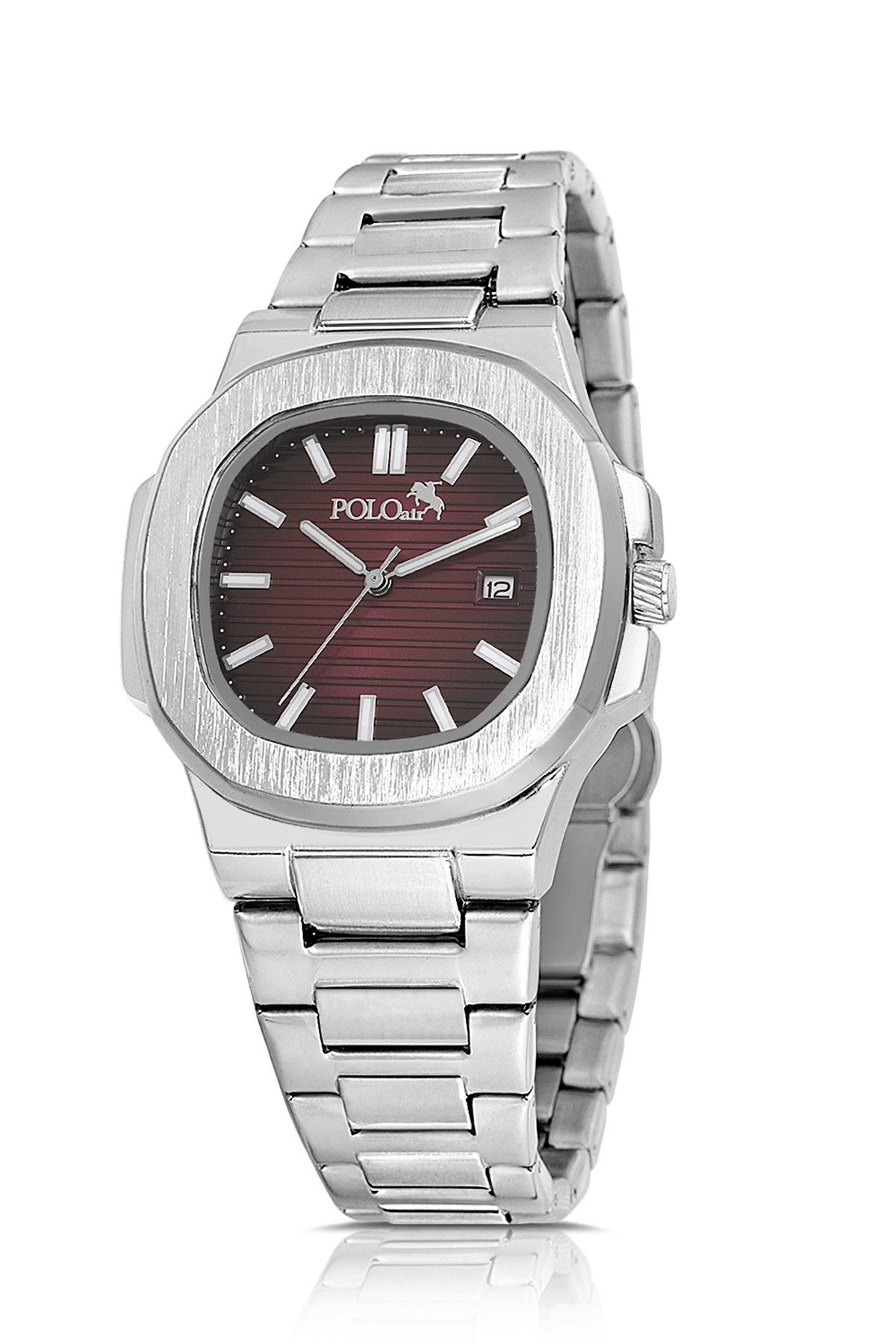 Takvimli Kare Kasa Mat Bordo Renk Pl-7042E4X Bordo Pl-7042E4X