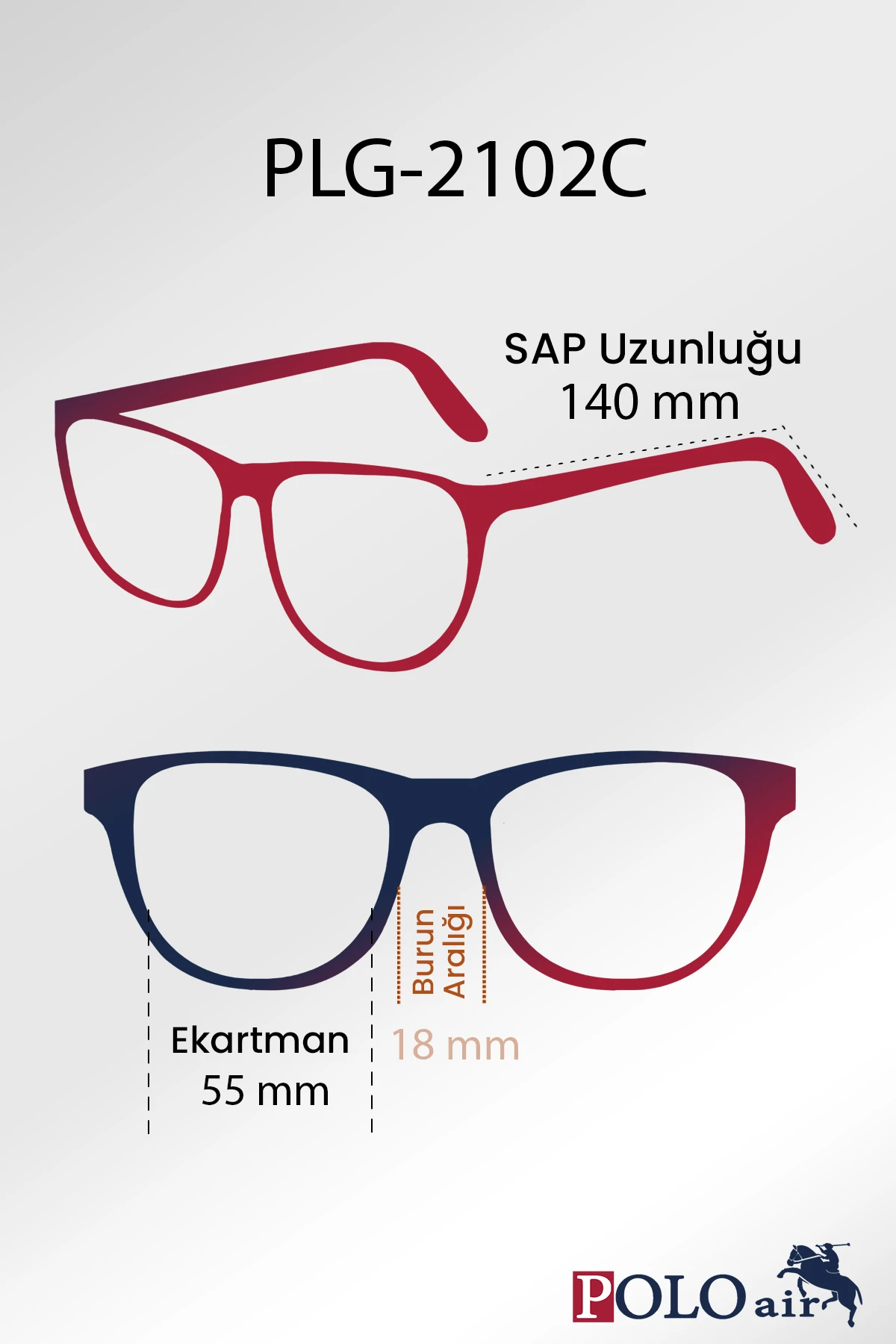 Uv400 Korumalı Metal Çerçeve Plastik Sap Unisex Güneş Gözlük Siyah Renk Plg-2102C1 Siyah Plg-2102C1