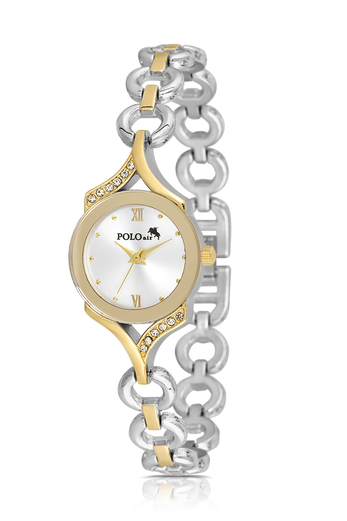 Zincir Halka Kordon Kadın Kol Saati Halka Bileklik Gold Gümüş Renk Pl-1571B3 Altın Pl-1571B3