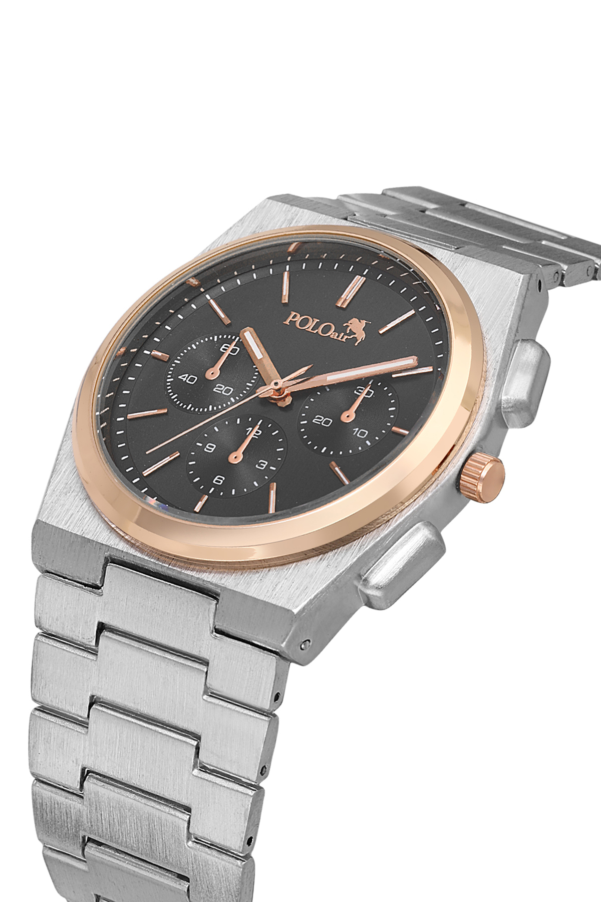 Spor Erkek Kol Saati Gümüş Siyah Bakır Renk Pl-0999E6X Siyah Pl-0999E6X