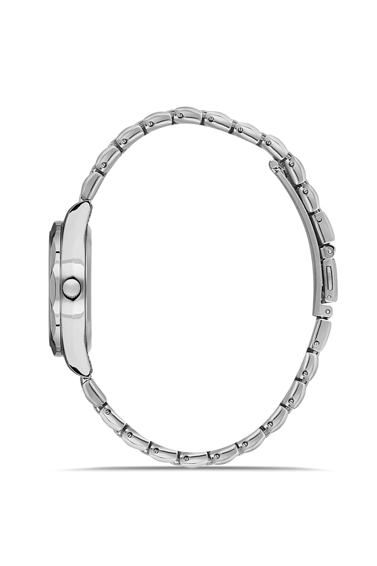 Spor Kadın Kol Saati Parfüm Seti Hediyelik Kutusunda Kombin Gümüş Kahve Renk St-2178S5 Kahverengi St-2178S5