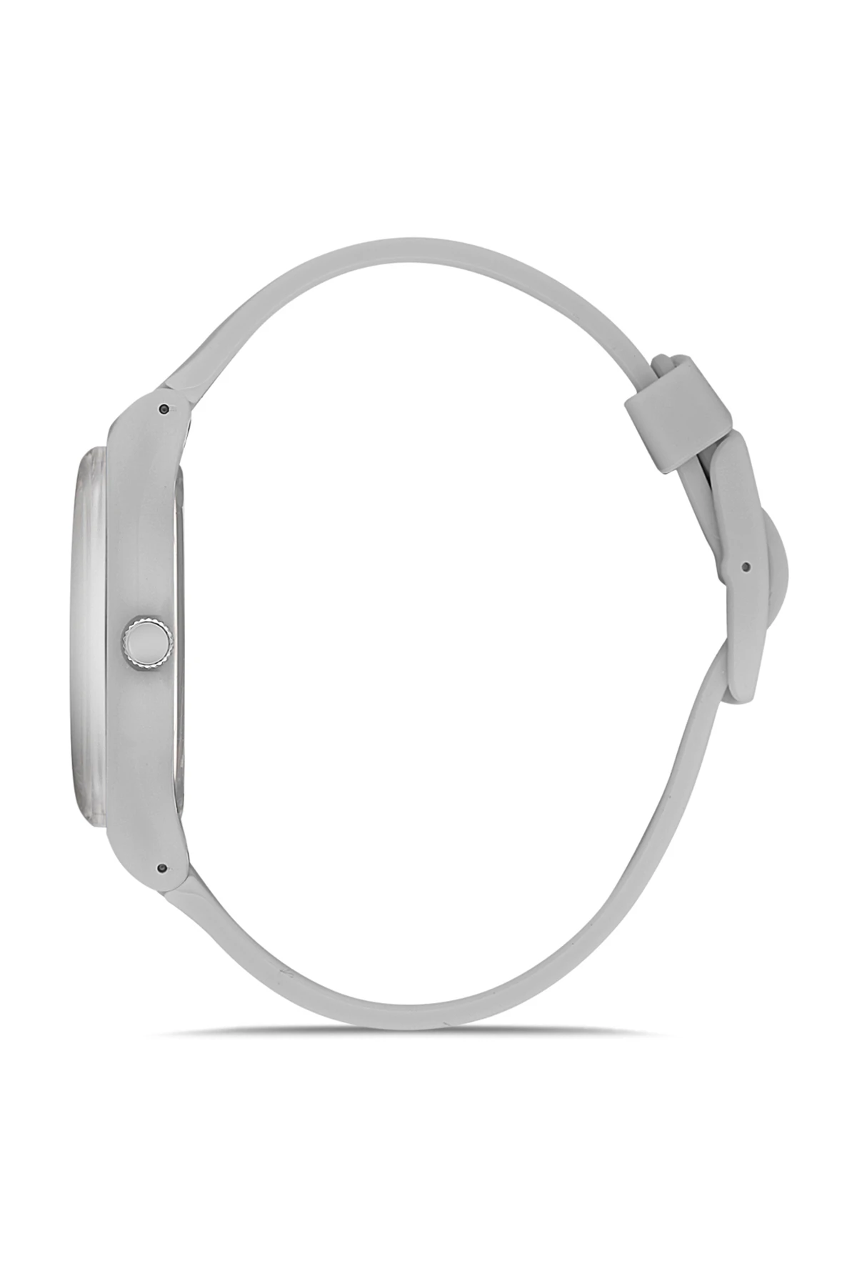 Spor Unisex Silikon Kordon Gün Ay Takvimli Kol Saati Gri Renk Pl-1555B3X Gri Pl-1555B3X