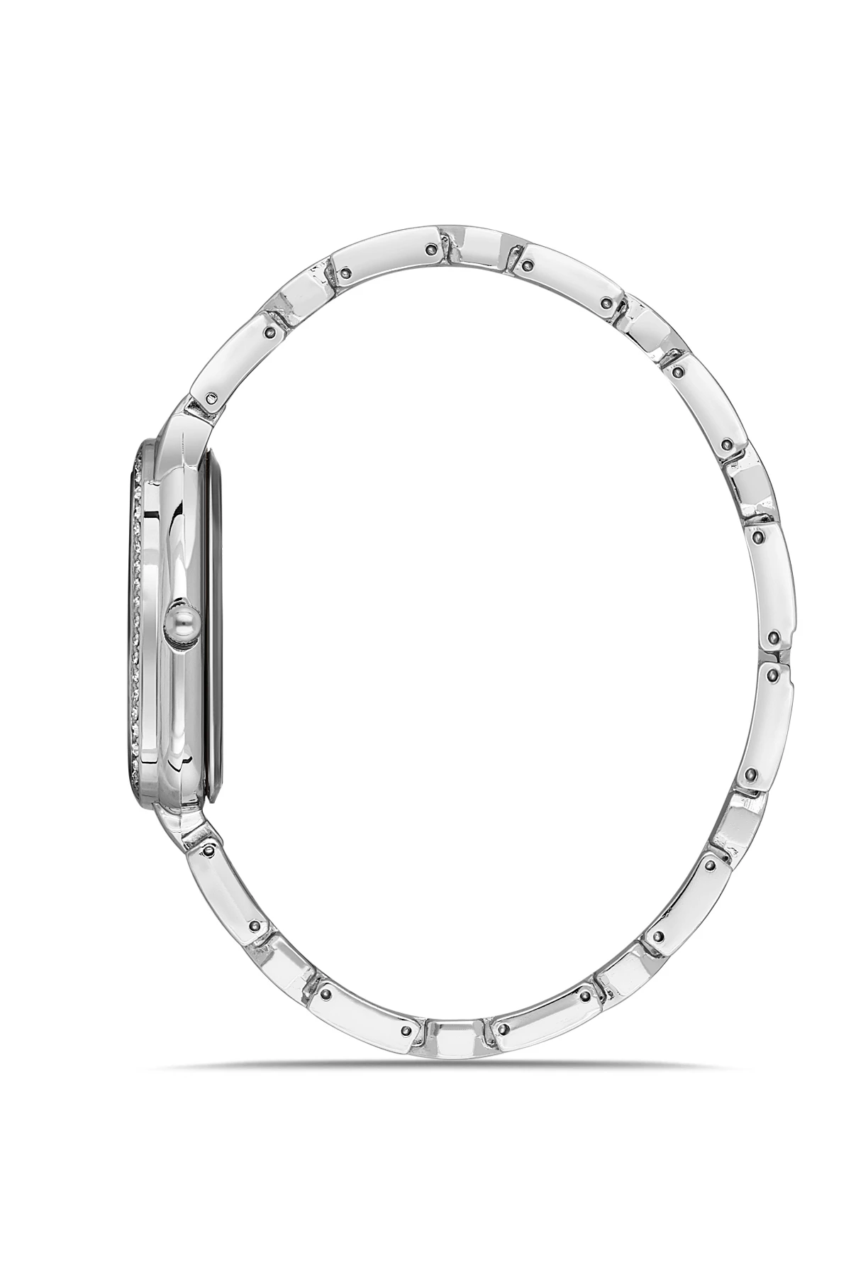 Yılan Desen Kol Saati Parfüm Seti Hediyelik Kutusunda Kombin Gümüş Renk St-2179S2 Gri St-2179S2