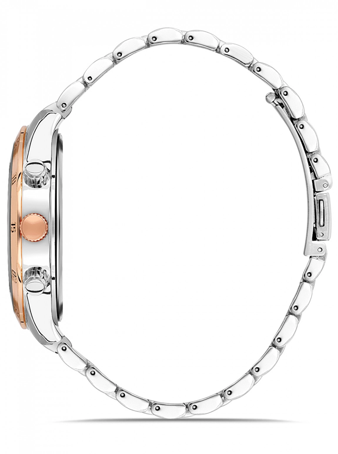 Erkek Kol Saati Gümüş-Rose Renk Pl-0790Ex