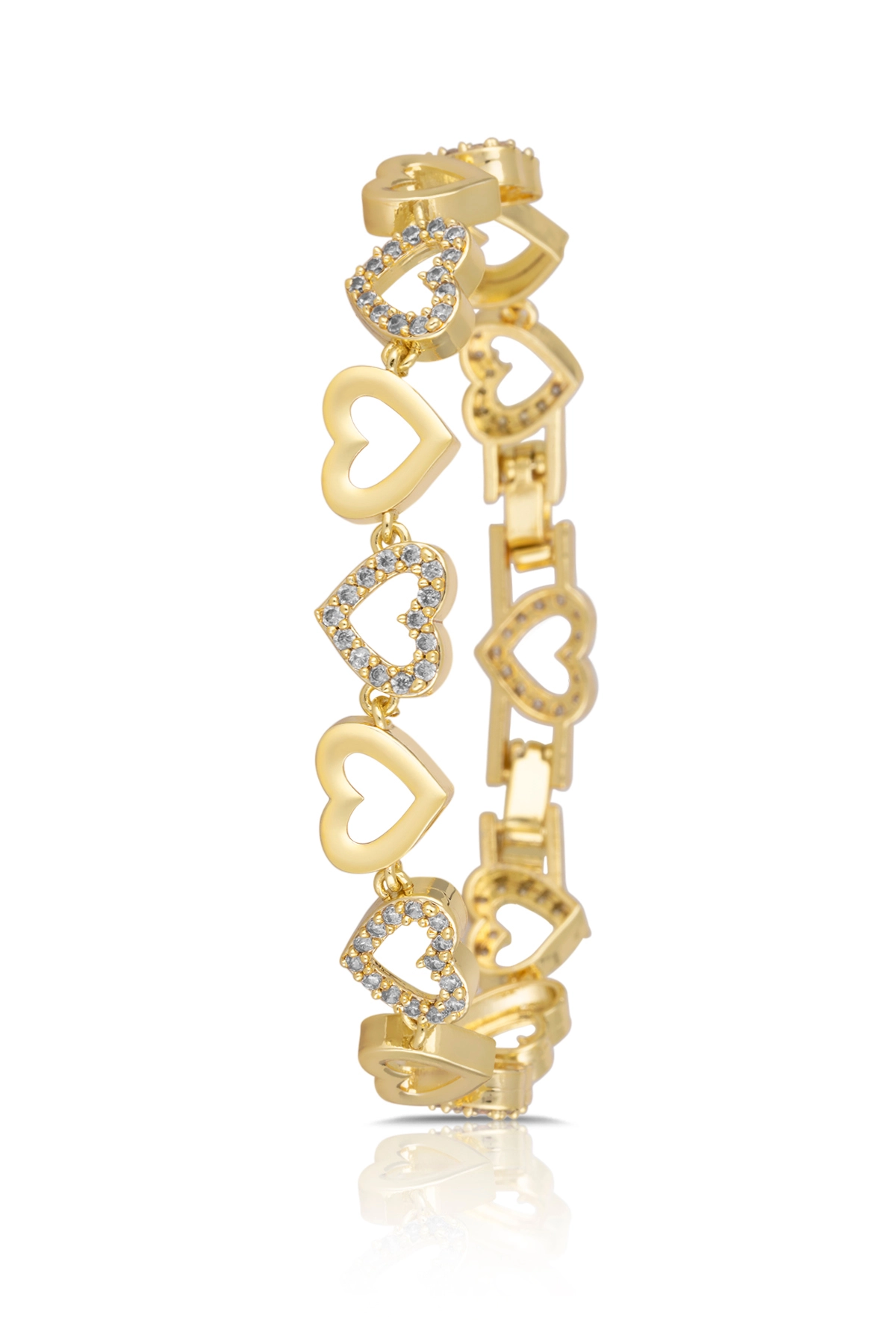 Kalpli Kadın Bileklik Gold Renk Blk-M7045-S Altın Blk-M7045-S