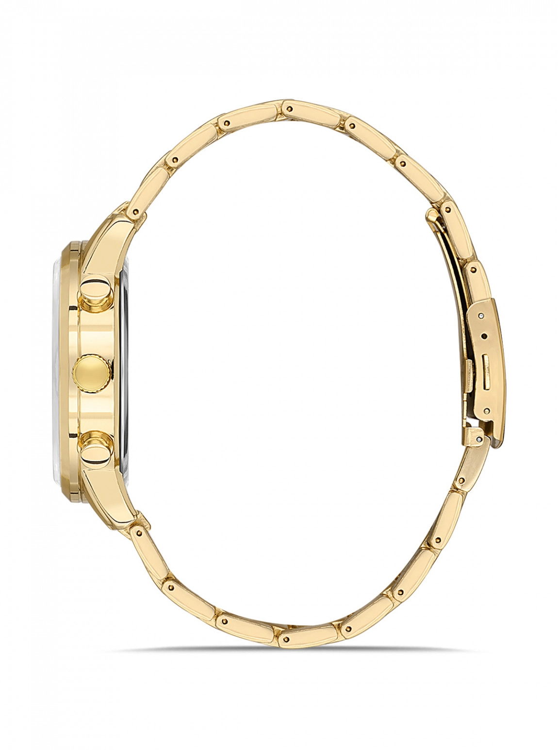 Klasik Erkek Kol Saati Gold Renk Pl-0968E5X