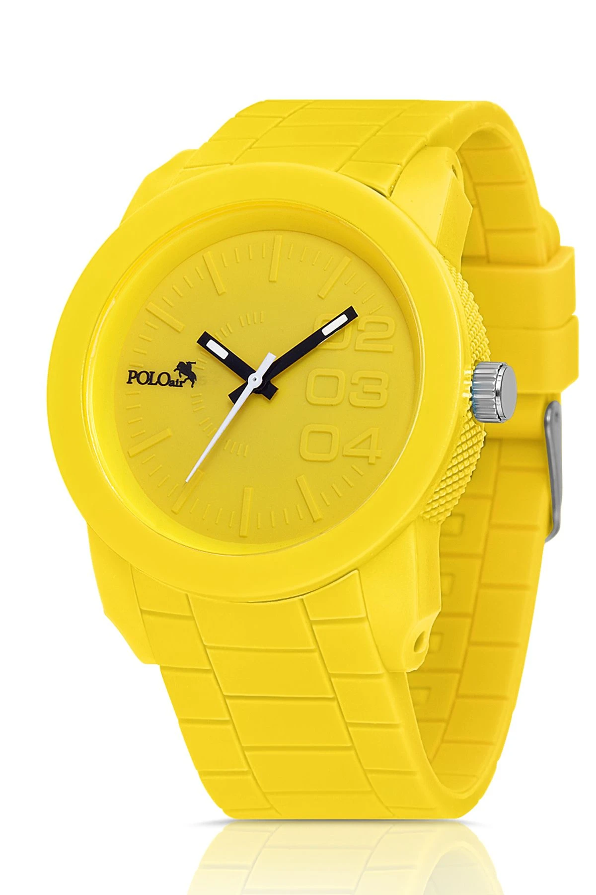 Silikon Kordon Spor Erkek Kol Saati Sarı Renk Pl-0947E7X Sarı Pl-0947E7X