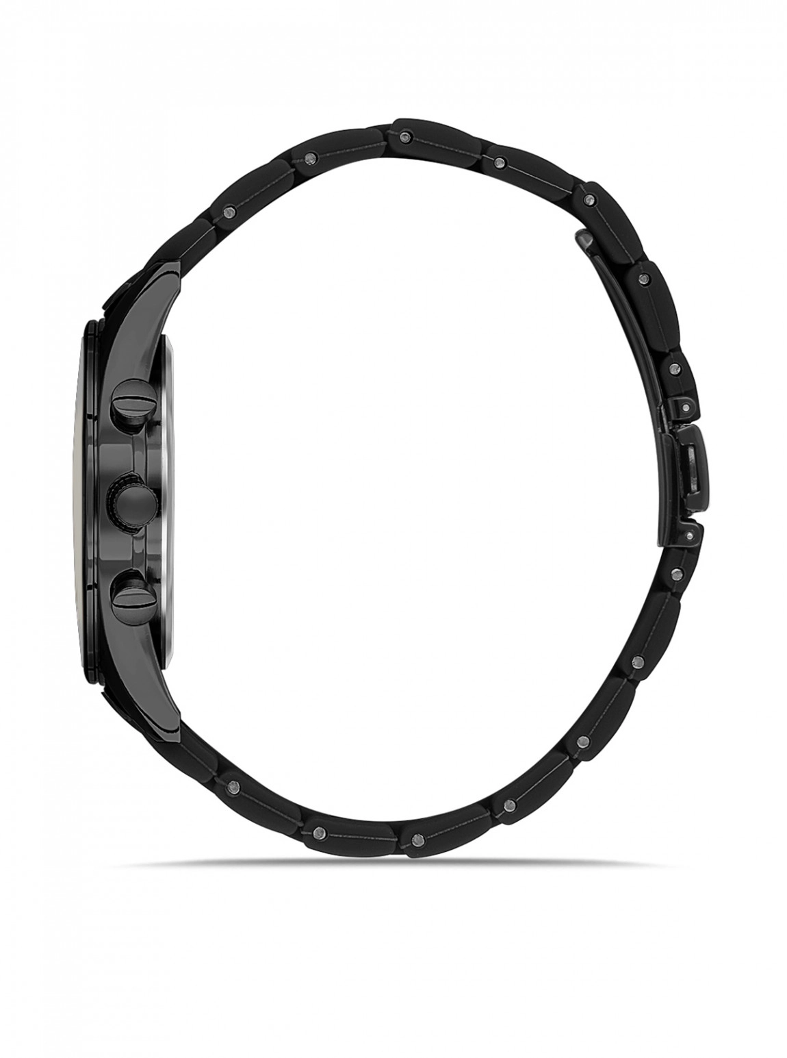 Silikon Kordon Spor Erkek Kol Saati Siyah Renk Pl-0981E1X