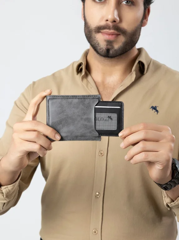 Erkek El Çantası Cüzdan Kemer Kartlık Çakmak Set Gri Kombin Cn-30-G Gri Cn-30-G