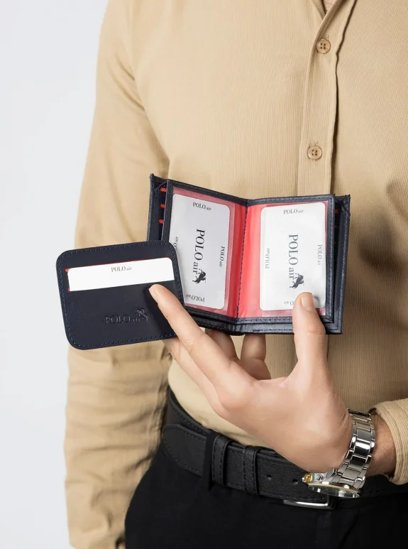 Erkek Kol Saati Dama Desen Cüzdan Kemer Kartlık Parfüm Kombin Set Gümüş Mavi Renk Pl-0992E2 Lacivert-Gümüş Pl-0992E2