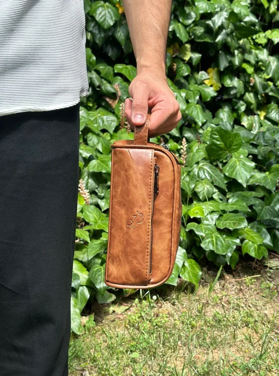 Erkek Kol Saati El Çantası Cüzdan Kemer Kartlık Set Taba Kombin Pl-0868E3 Taba Pl-0868E3