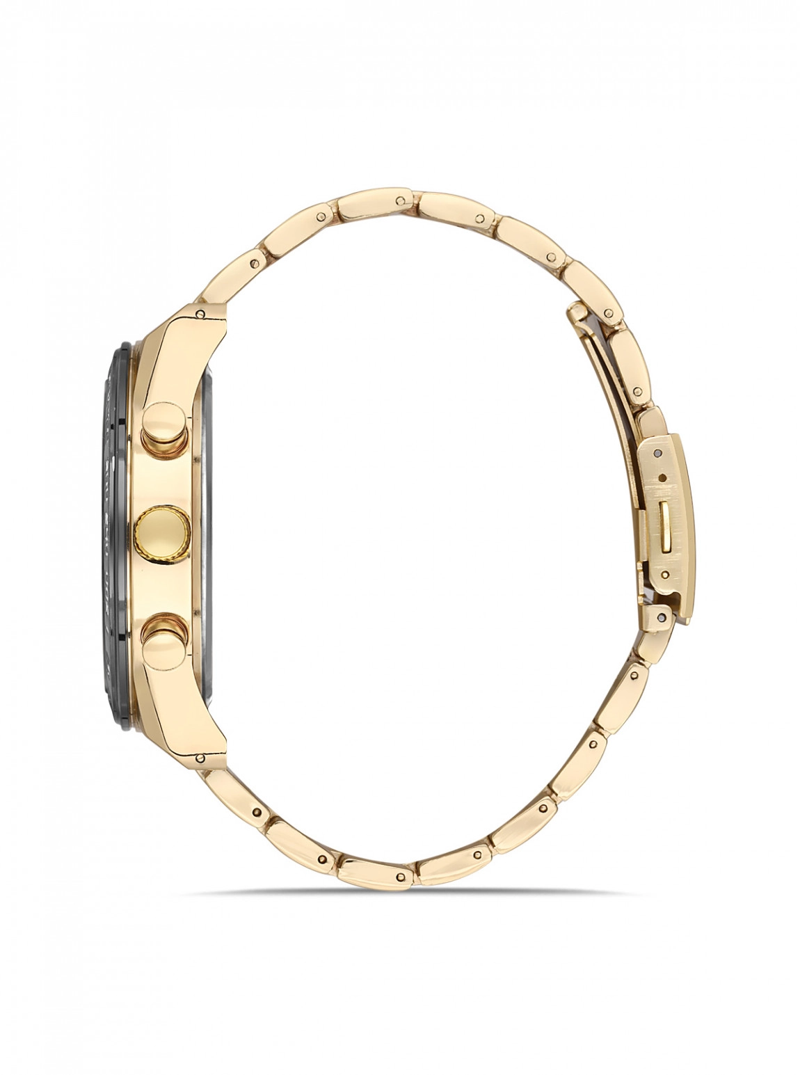 Erkek Kol Saati Gold Siyah Renk Pl-0972E4X