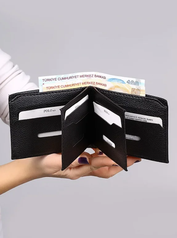 Erkek Kombin Set Kol Saati Cüzdan Kartlık Kemer Çakmak Özel Kutusunda Siyah Set PL-0794E1 PL-0794E1