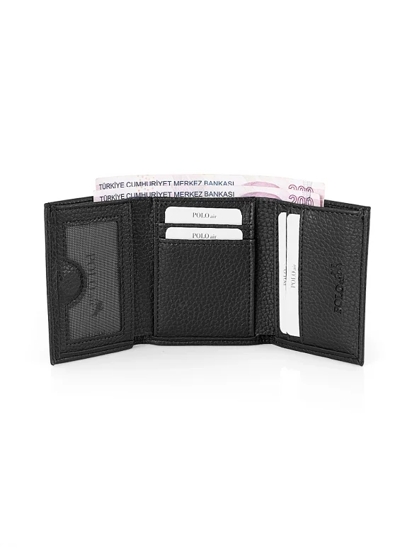 Erkek Mıknatıslı Cüzdan Kemer Parfüm Kombin Seti Siyah Renk Pm-04-S Siyah Pm-04-S
