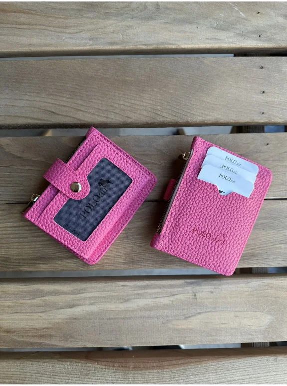 Fermuarlı Akordiyon Model Kartlık Pembe Renk Czn-710-P Pembe Czn-710-P