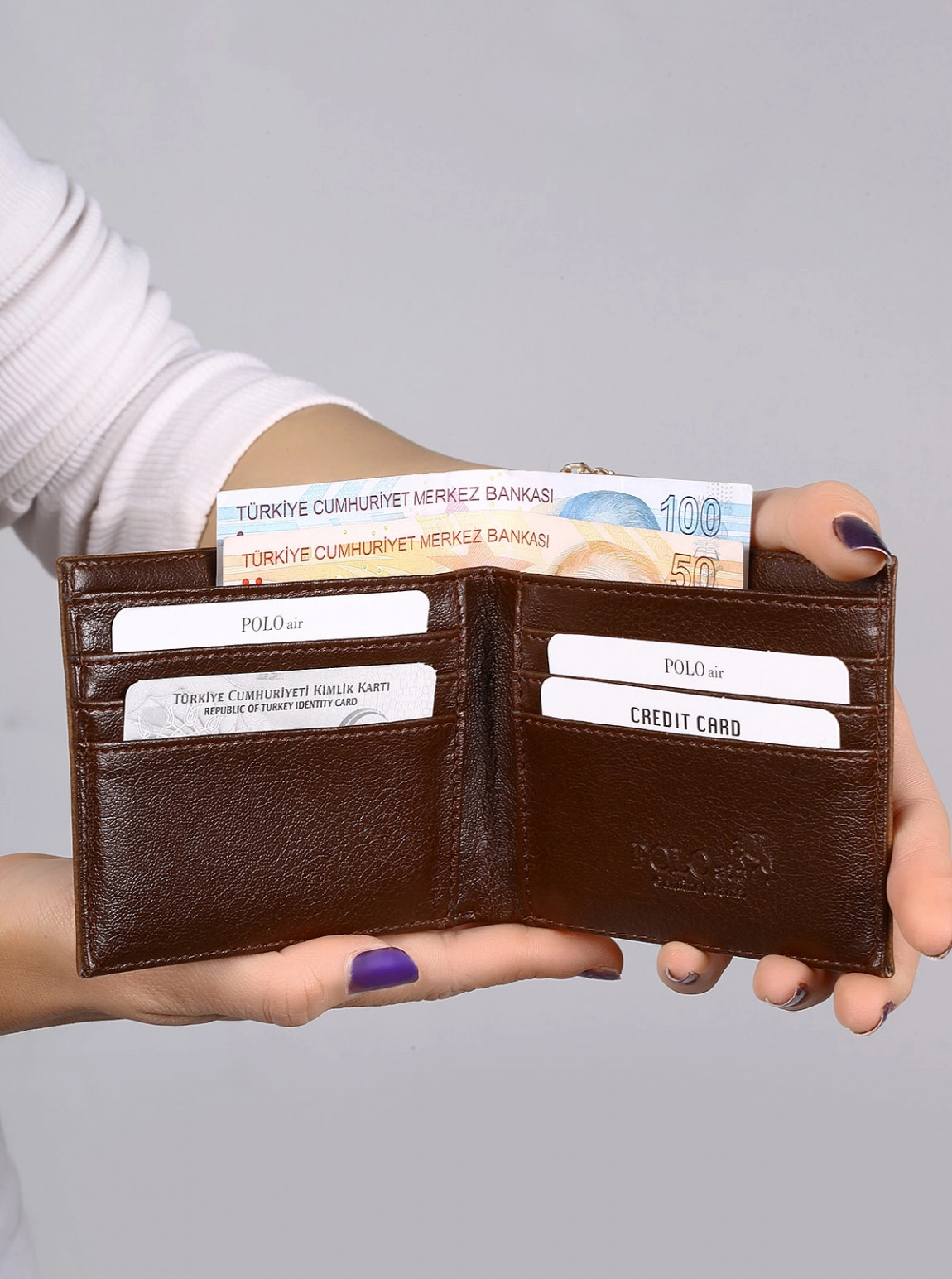 Kemer Cüzdan Kartlık Hediyelik Kutusunda Taba Set