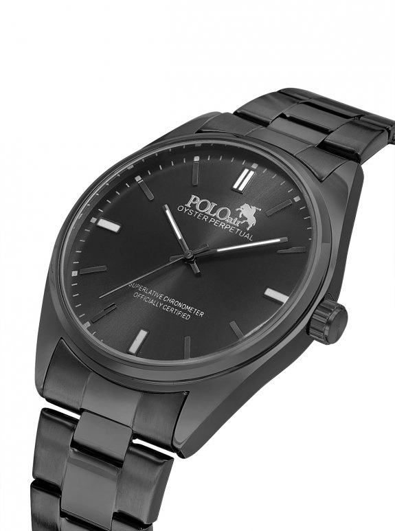 Klasik Metal Kordon Erkek Kol Saati Siyah Renk Pl-7087E1X