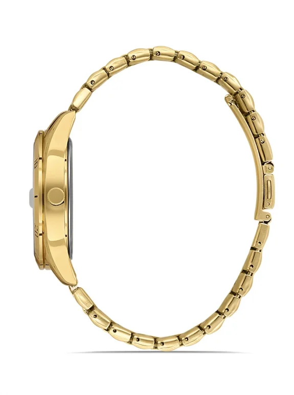 Mercek Takvimli Erkek Kol Saati Gold Siyah Renk Pl-0987E5X Gold-Siyah Pl-0987E5X