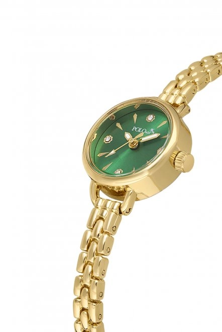 Minimal Kadın Kol Saati Gold Yeşil Renk Pl-1581B1X Altın Pl-1581B1X