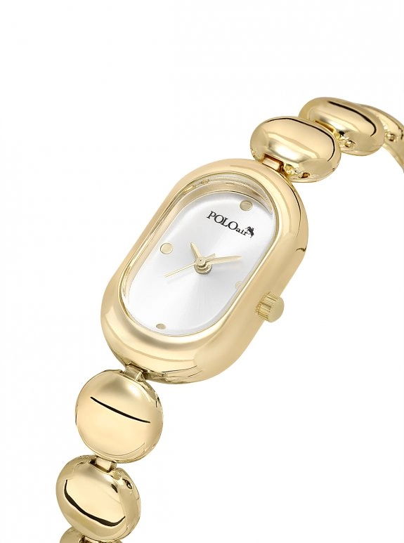 Oval Kasa Kadın Kol Saati Gold Renk Pl-1596B1X