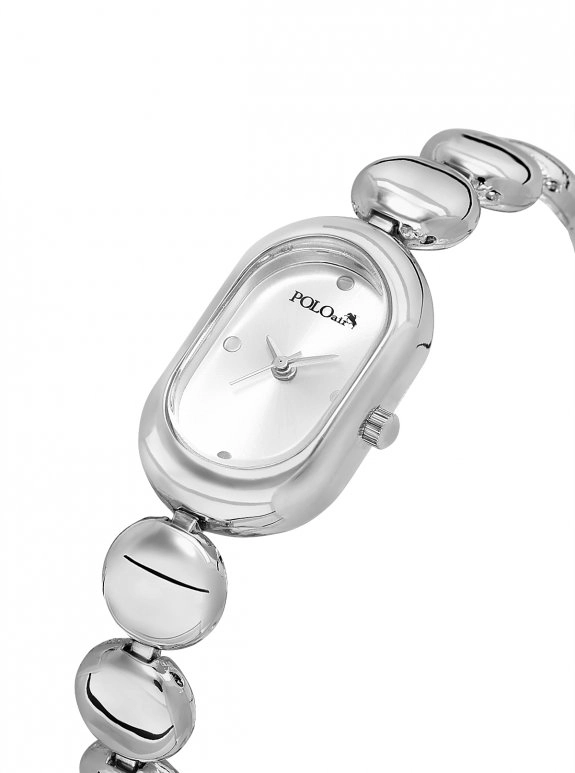 Oval Kasa Kadın Kol Saati Gümüş Renk Pl-1596B2X