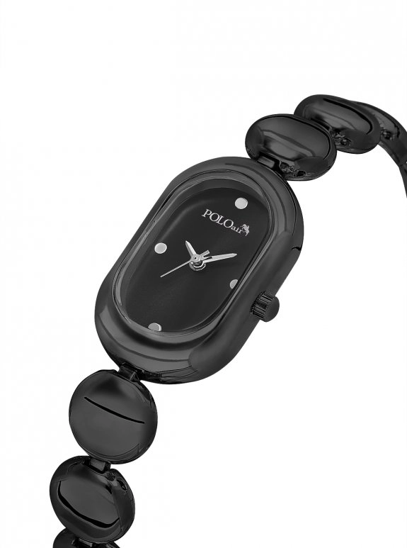 Oval Kasa Kadın Kol Saati Siyah Renk Pl-1596B6X