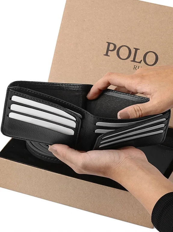 Polo Rucci Kapıda Ödeme Erkek Hediye Paketli Kişiye Özel Bileklik       SETE-3016-SB