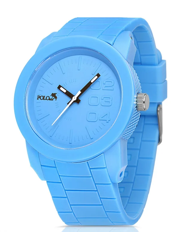 Silikon Kordon Spor Erkek Kol Saati Mavi Renk Pl-0947E4X Mavi Pl-0947E4X