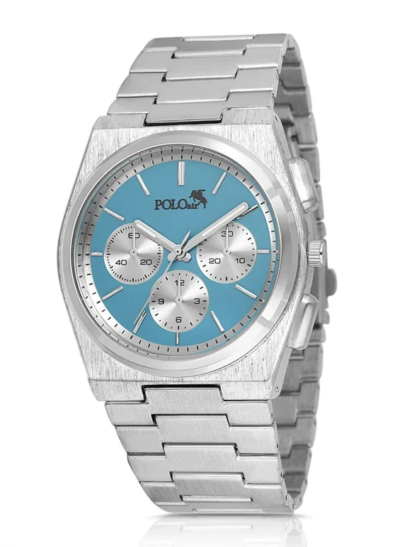 Spor Erkek Kol Saati Gümüş Mavi Renk Pl-0999E2X Mavi-Gümüş Pl-0999E2X