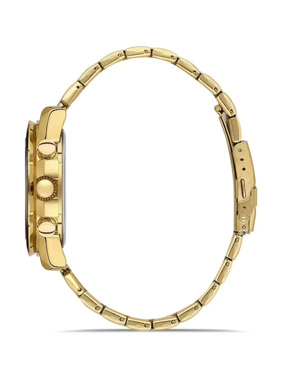 Spor Kasa Erkek Kol Saati Gold Siyah Renk Pl-0991E4X Gold-Siyah Pl-0991E4X
