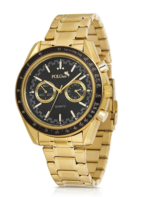 Spor Kasa Erkek Kol Saati Gold Siyah Renk Pl-0991E4X Gold-Siyah Pl-0991E4X