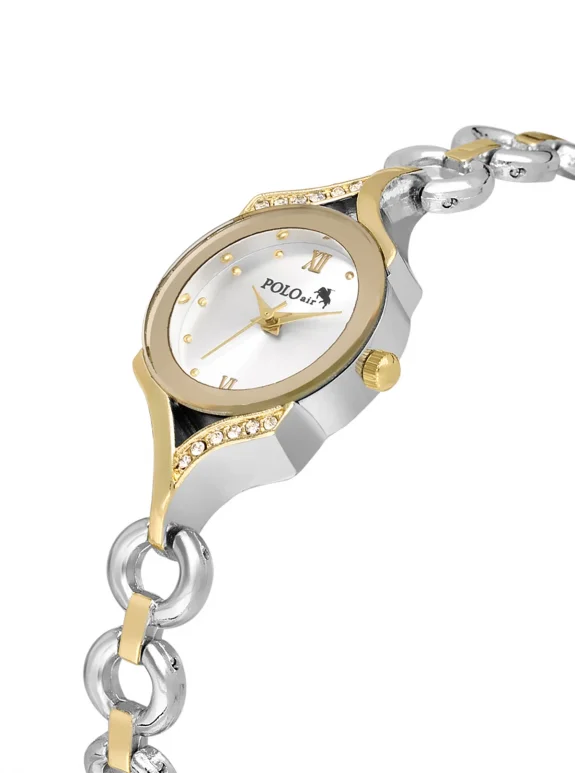 Zincir Halka Kordon Kadın Kol Saati Halka Bileklik Gold Gümüş Renk Pl-1571B3 Altın Pl-1571B3