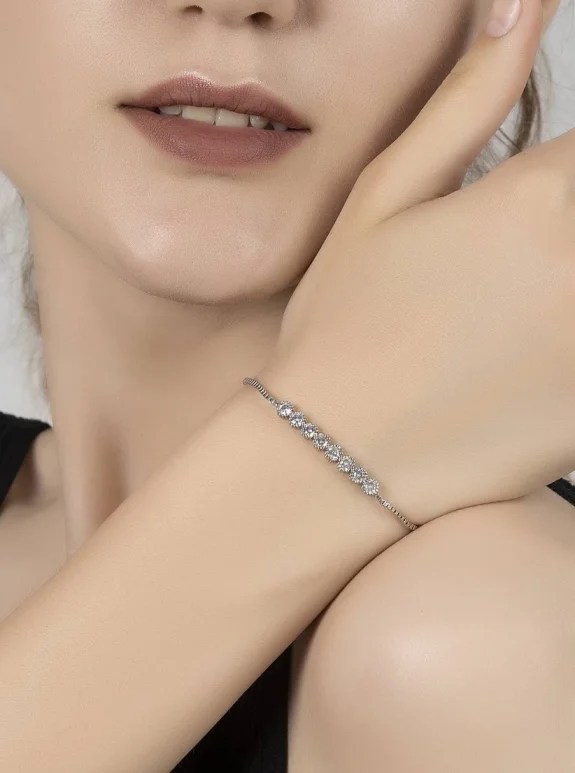 Kapıda Ödeme Kişiye Özel Hediye Paketli Kadın    Bileklik   BLK-M7014G