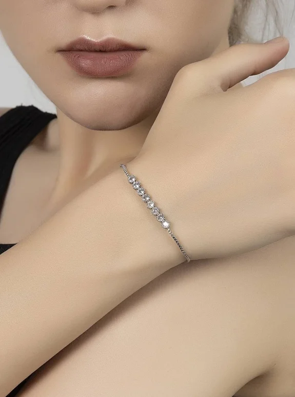 Kapıda Ödeme Kişiye Özel Hediye Paketli Kadın    Bileklik   BLK-M7014G