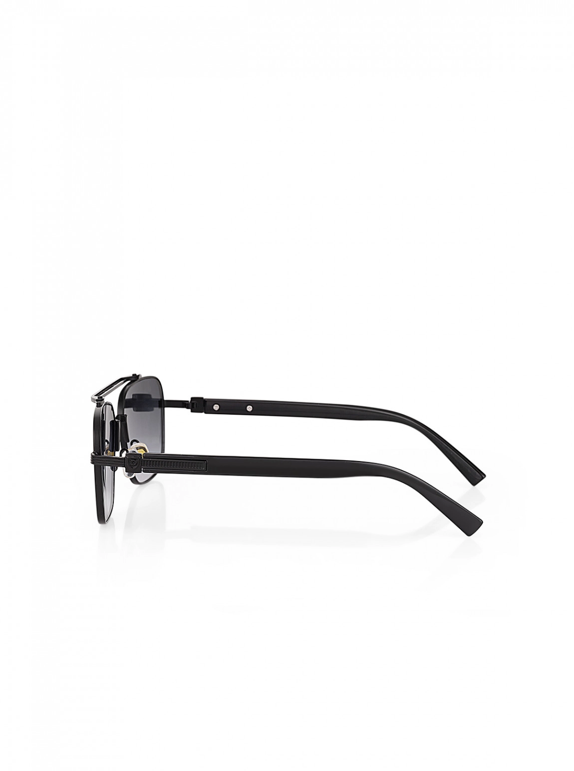 Uv400 Korumalı Metal Çerçeve Degrade Cam Erkek Güneş Gözlüğü Siyah Renk Plg-2120C1