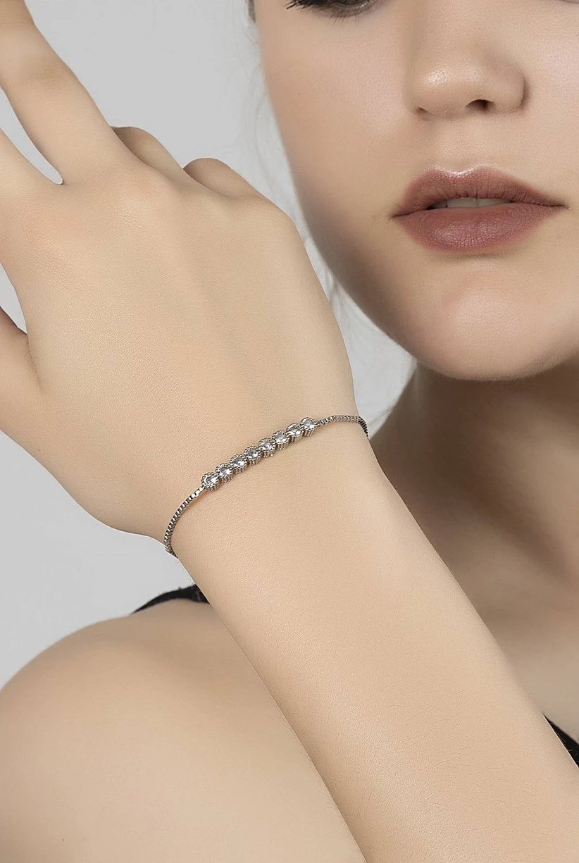 Kapıda Ödeme Kişiye Özel Hediye Paketli Kadın    Bileklik   BLK-M7014G